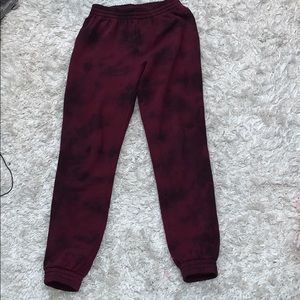 size XS PINK tie dye joggers